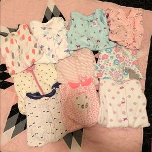 Newborn carters onesies